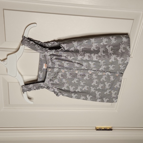 Gymboree Pinstriped Zebra Top Size 7 - Picture 4 of 9